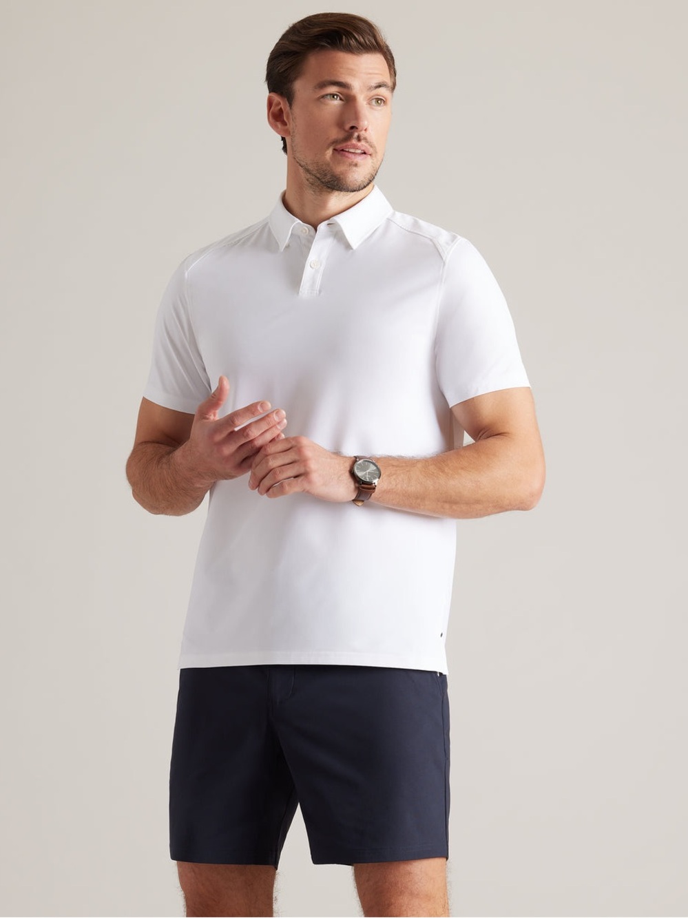 Rhone Commuter Polo Performance Stretch Breathable Casual Golf Office Work Shirt